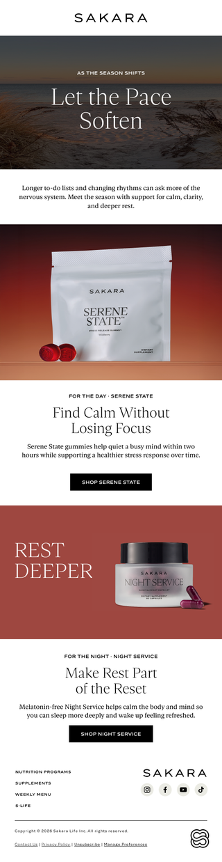 Sakara: A Softer Way Into September