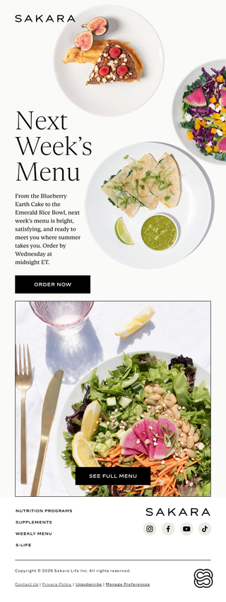 Sakara: Your Next Week Looks Delicious