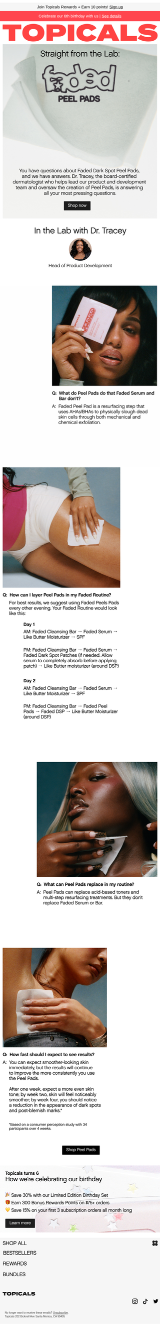 Topicals: Dr. Tracey Answers Your FAQ’s