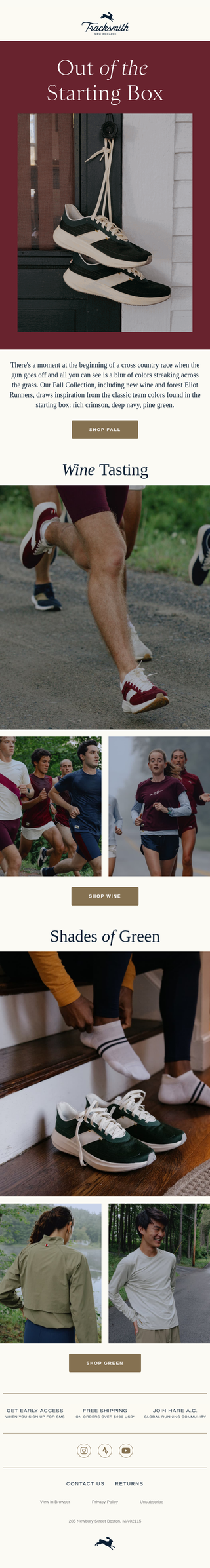 Tracksmith: Out of the Starting Box