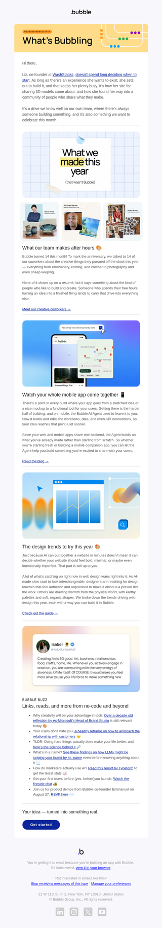 What’s Bubbling by Bubble: 🫧 What's Bubbling: Build the thing you wish existed